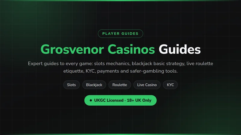 Grosvenor Casinos guides overview